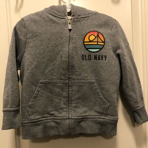 Old navy toddler zip up hoodie